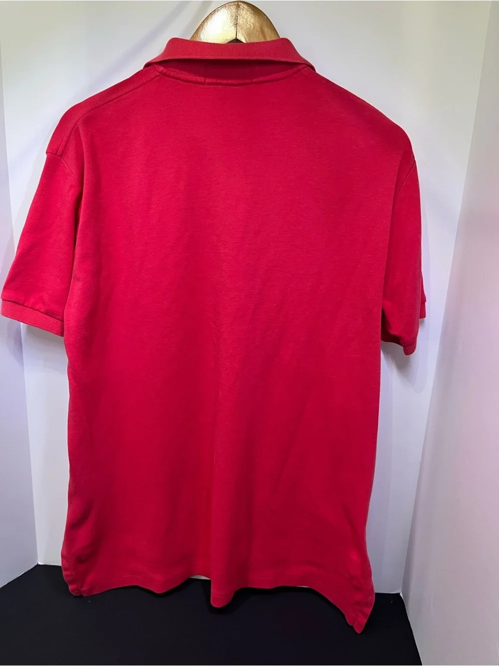Ralph Lauren Red Polo with Green Pony Embroidery